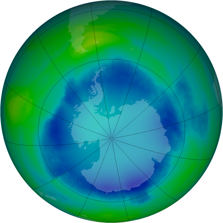 Ozone Map 2000-08-08